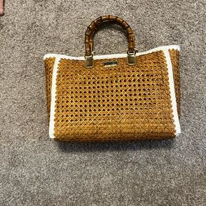 Lily Pulitzer bamboo purse.